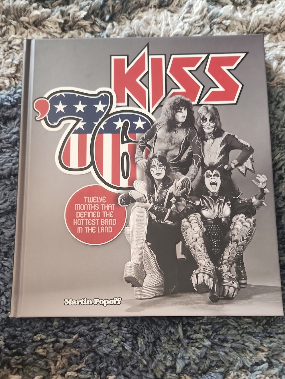 Kiss '76 Hardcover Photo Coffee Table Book Martin Popoff